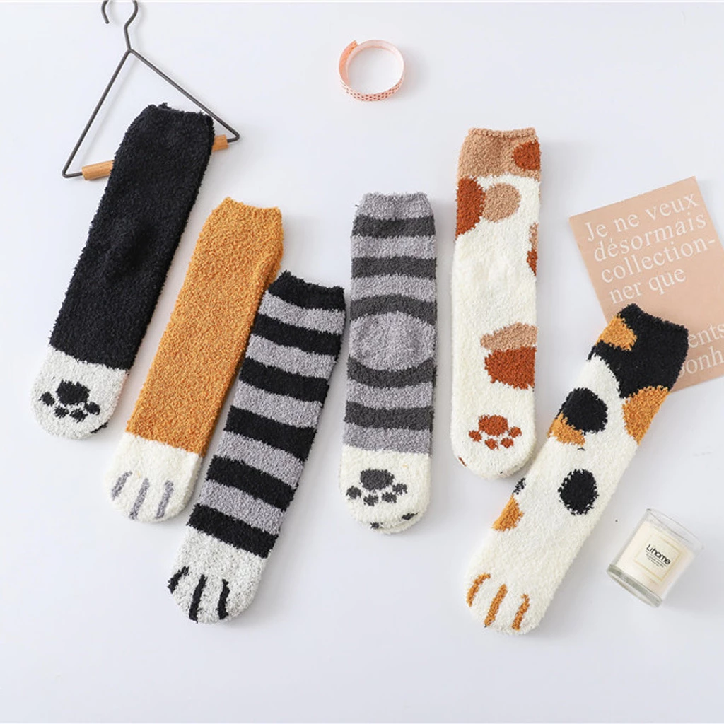 Kitten Paw Socks